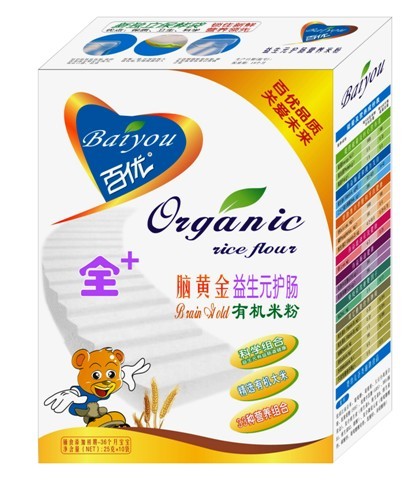 腦黃金益生元護腸有機米粉