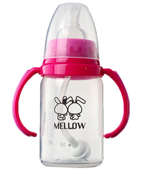 美啦美啦紅色直筒奶瓶