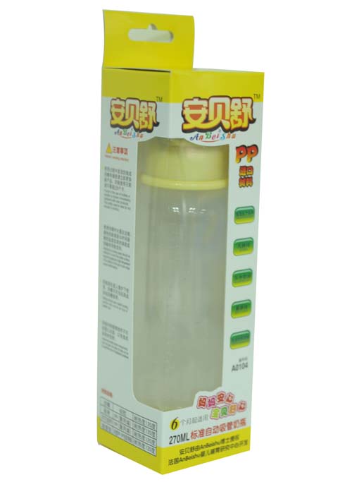 安貝舒yinge黃色pp奶瓶270ml