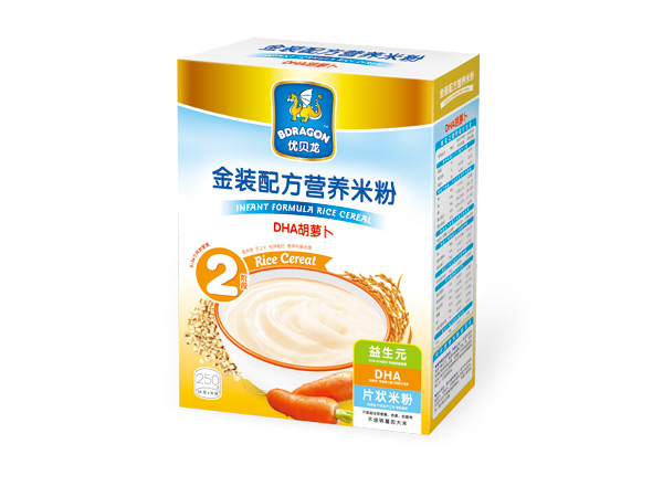 優(yōu)貝龍DHA胡蘿卜營養(yǎng)米粉