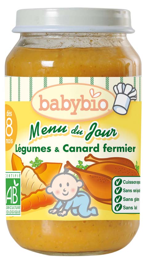 babybio蔬菜鴨肉泥