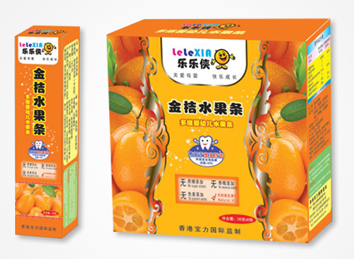 樂(lè)樂(lè)俠金桔水果條