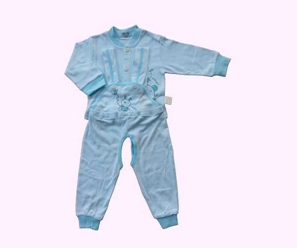 E01背帶套裝yingy服(青)