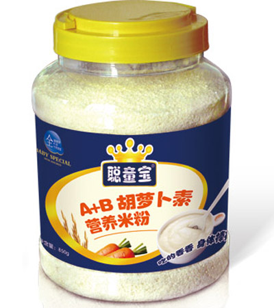 聰童寶胡蘿卜素營養(yǎng)米粉850克