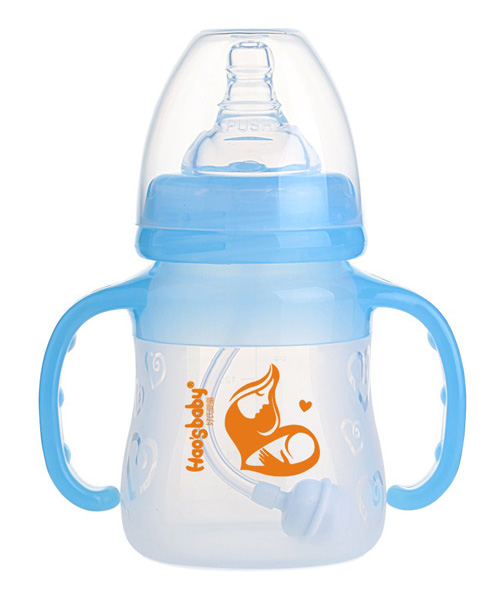 好氏嬰童寬口雙柄硅膠奶瓶