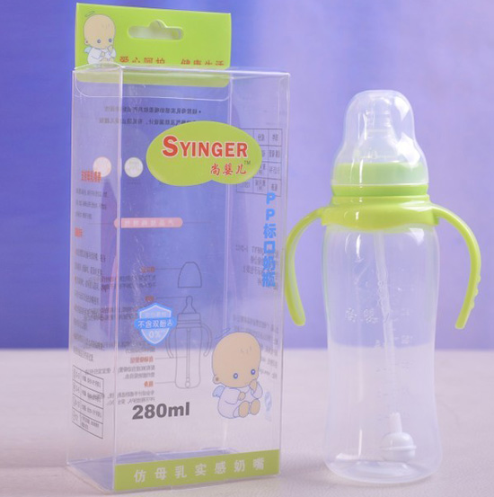 尚yingePP標(biāo)口奶瓶280ml綠色