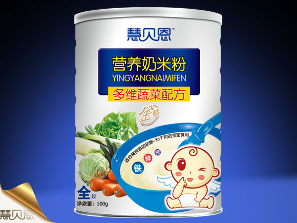 慧貝恩多維蔬菜配方營(yíng)養(yǎng)奶米粉