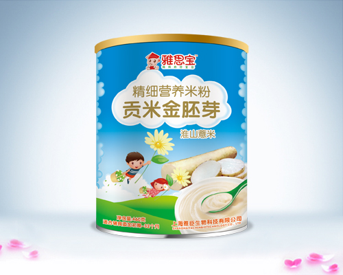 雅思寶淮山薏米貢米金胚芽營養(yǎng)米粉罐裝