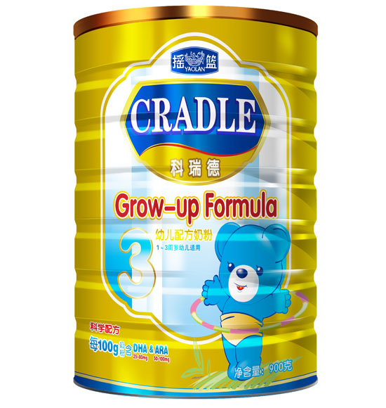 搖籃科瑞德youe配方奶粉3段聽裝