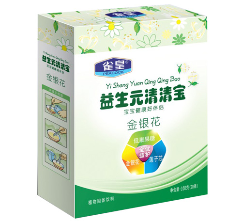 雀皇益生元金銀花清清寶160g