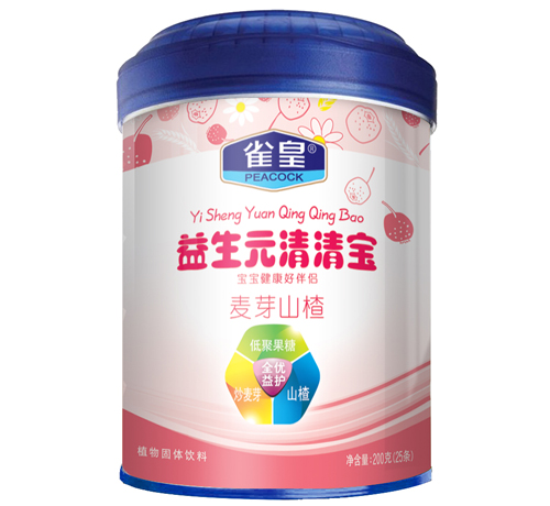 雀皇益生元麥芽山楂清清寶200g