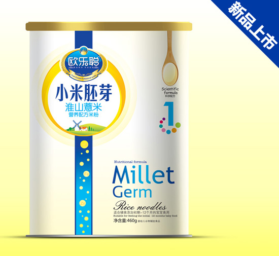 歐樂(lè)聰淮山薏米小米胚芽紙聽裝1段