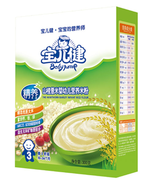 寶兒健精養(yǎng)山楂薏米yingye營養(yǎng)米粉盒裝