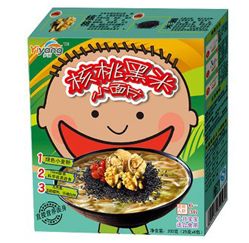 伊陽核桃黑米小面片200g