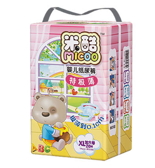 米酷特極薄yinge紙尿褲(加大號)