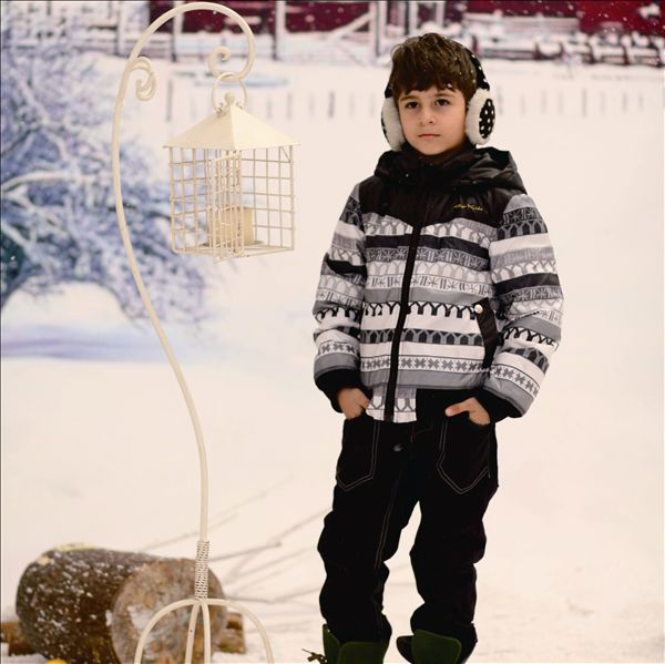 吉象貝兒男童時尚棉衣