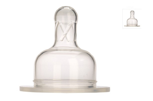 貝麗寬口硅膠奶嘴-階段2,3-6個月中速流量(雙個裝)