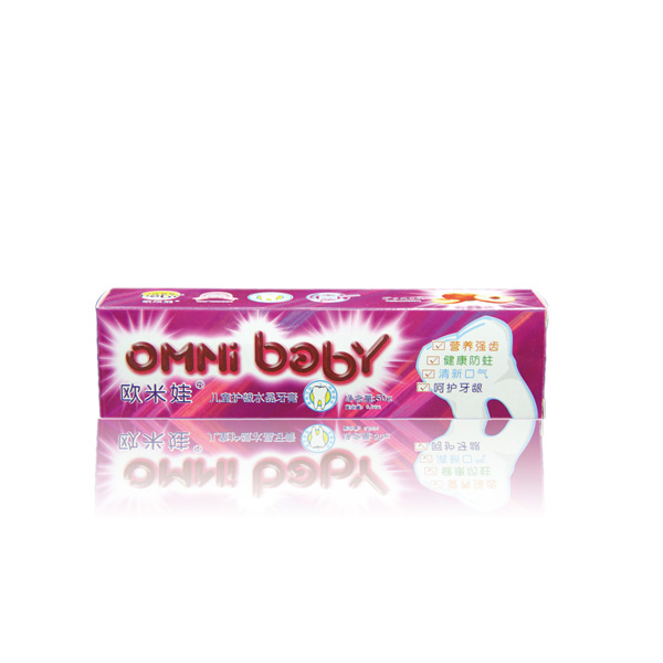 歐米娃兒童護齦水晶牙膏(水密桃)