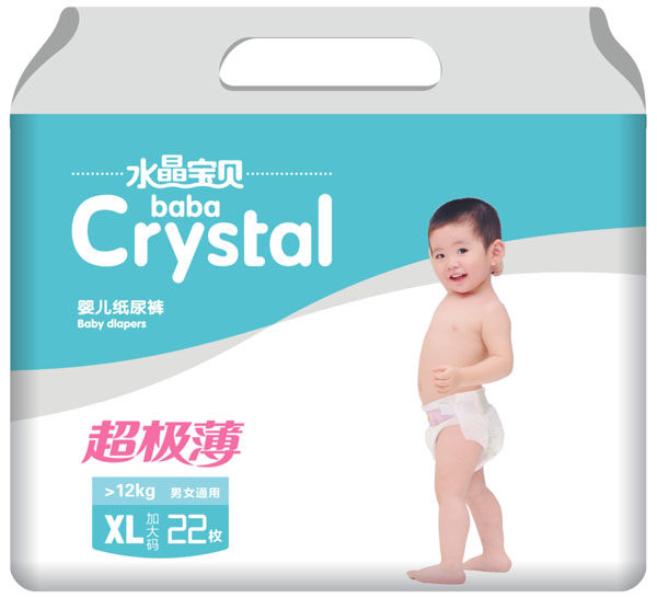 水晶寶貝超級(jí)薄yinge紙尿褲XL22