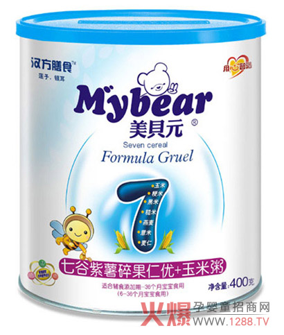 美貝元七谷紫薯碎果仁優(yōu)+玉米粥