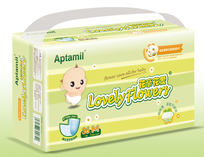 Aptamilyingye菊花紙尿片36片M碼