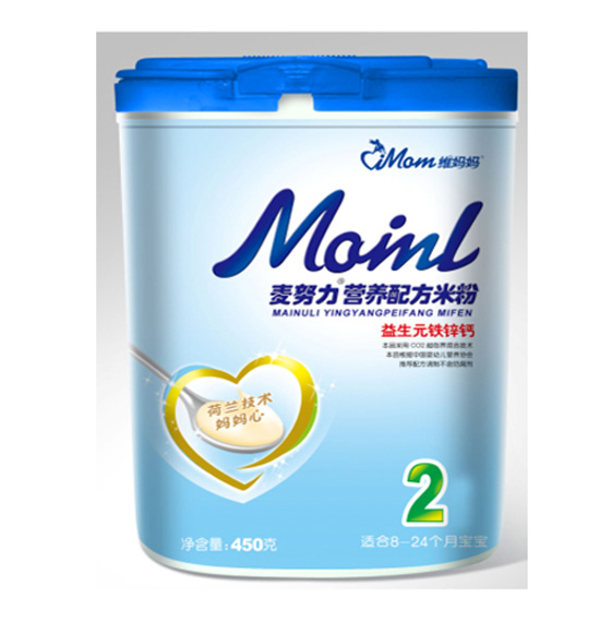 維媽媽聽裝2段麥努力鐵鋅鈣米粉