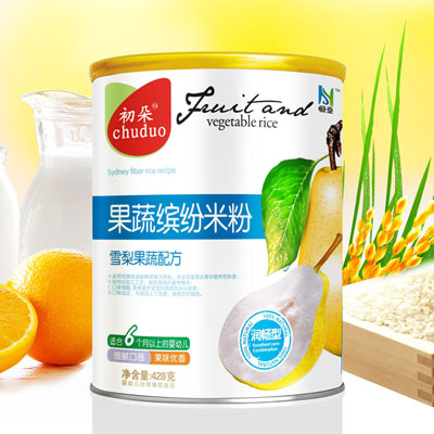 初朵雪梨果蔬配方米粉
