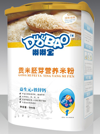 嘟嘟寶益生元+鐵鋅鈣營養(yǎng)米粉2段