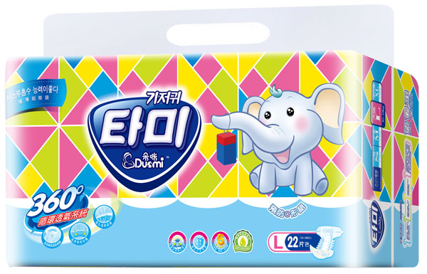 朵咪極薄超能吸yinge紙尿褲L22片