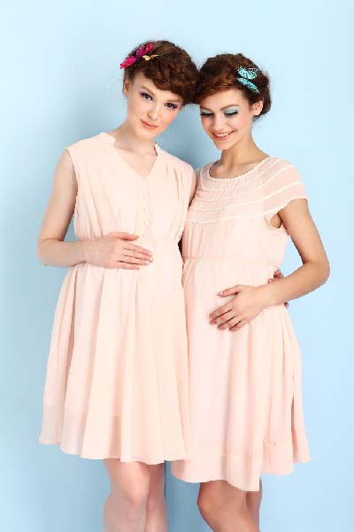 媽媽和我甜美yunf連衣裙