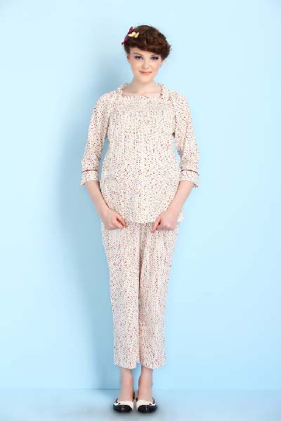 媽媽和我七分袖yunf服套裝