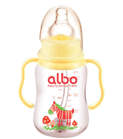 愛(ài)樂(lè)寶標(biāo)口PP自動(dòng)奶瓶120ml黃色