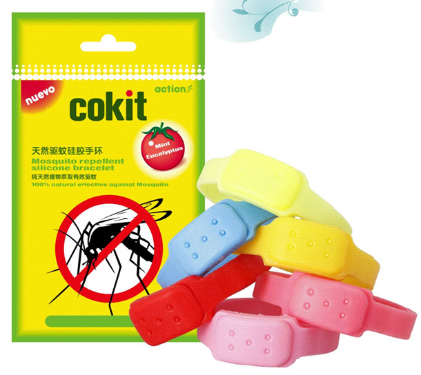 俏蜻蜓天然驅(qū)蚊硅膠手環(huán)