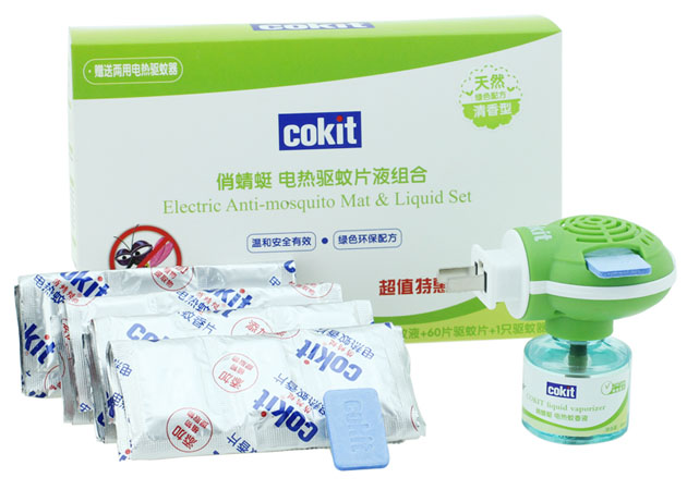 俏蜻蜓電熱驅(qū)蚊片液組合