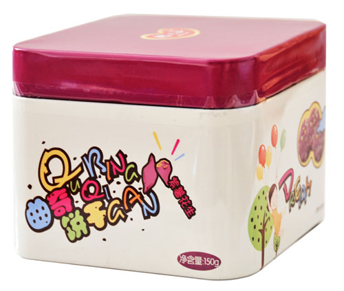 yinge樂(lè)紫薯花生曲奇餅干150g