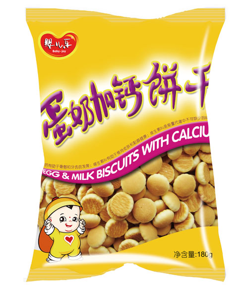 yinge樂(lè)蛋奶加鈣餅干180g