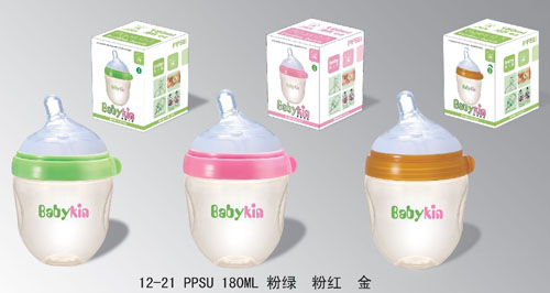 Babykin��ؐ�ߣ�PPSU��������ƿ180ML��ɫL
