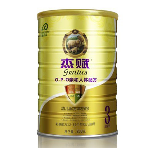 杰賦youe配方羊奶粉黃金鉆3段800g
