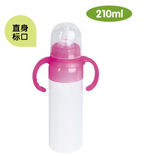 培貝硅膠直身標(biāo)口徑帶柄自動(dòng)奶瓶210ml