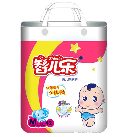 智兒樂輕薄透氣yinge紙尿褲M碼