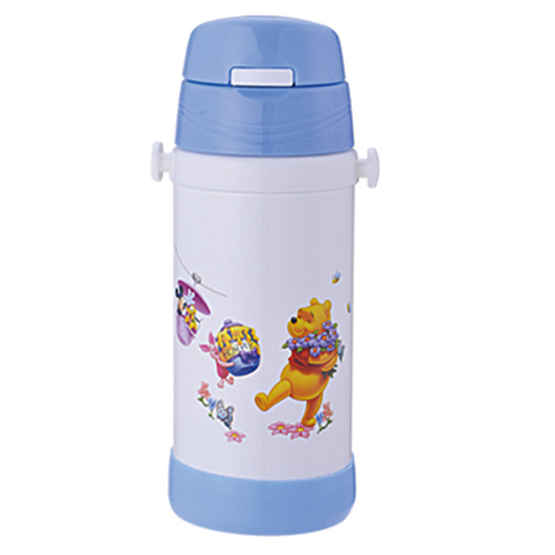 天使貝貝維尼小熊兒童水杯白色