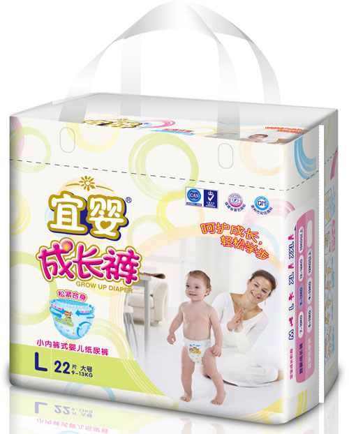 宜嬰成長(zhǎng)褲L碼22片