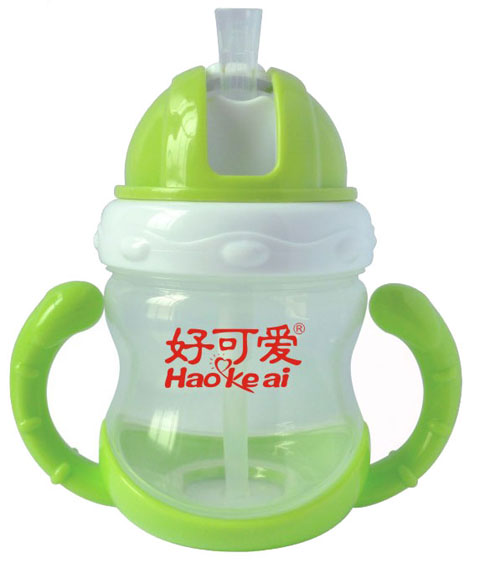 好可愛雙耳吸管學(xué)飲杯