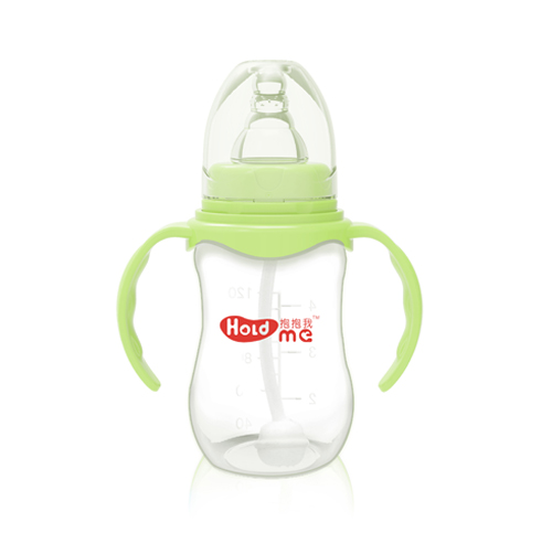 抱抱我標(biāo)口徑160ml葫蘆型帶柄自動(dòng)pp奶瓶