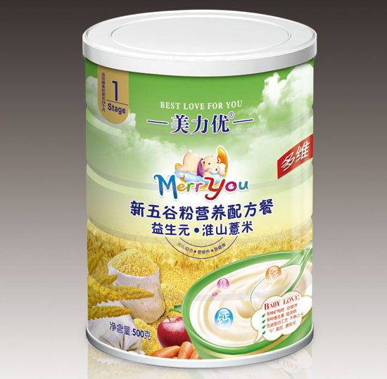 美力優(yōu)益生元淮山薏米新五谷營(yíng)養(yǎng)配方餐