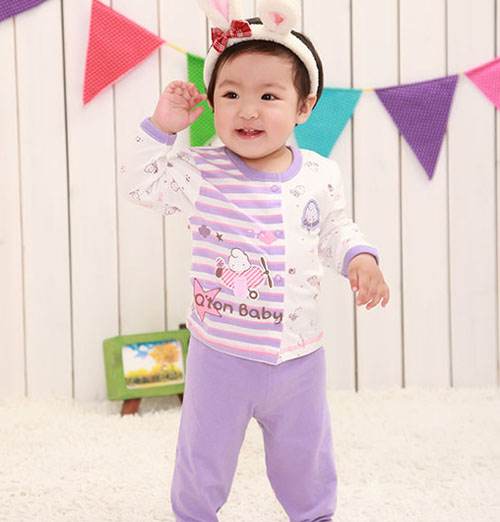 棉果果氨棉汗布動力寶寶內(nèi)衣