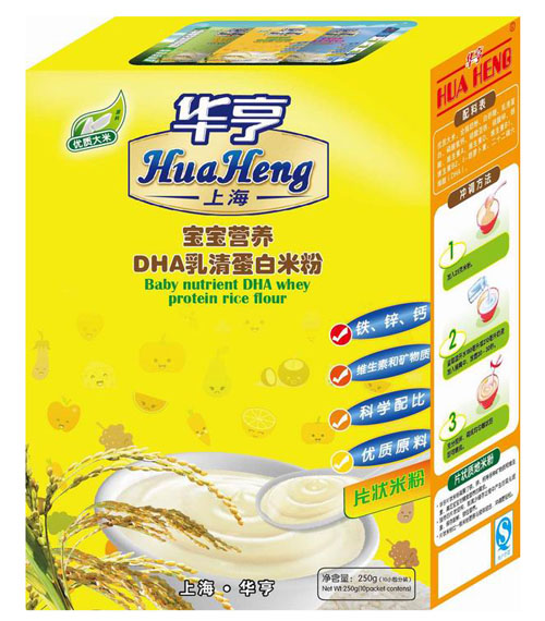 華亨營養(yǎng)DHA乳清蛋白米粉