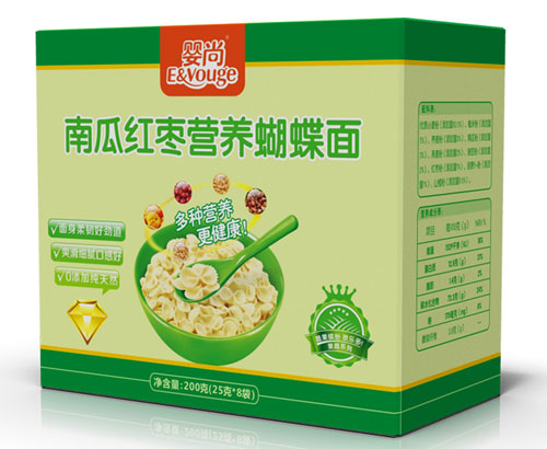 嬰尚南瓜紅棗營(yíng)養(yǎng)蝴蝶面