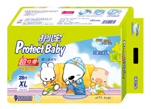 護(hù)兒寶超級(jí)薄yinge紙尿片XL碼28片
