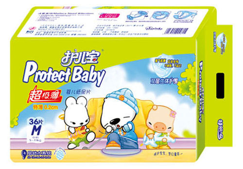護(hù)兒寶超級(jí)薄yinge紙尿片M碼36片